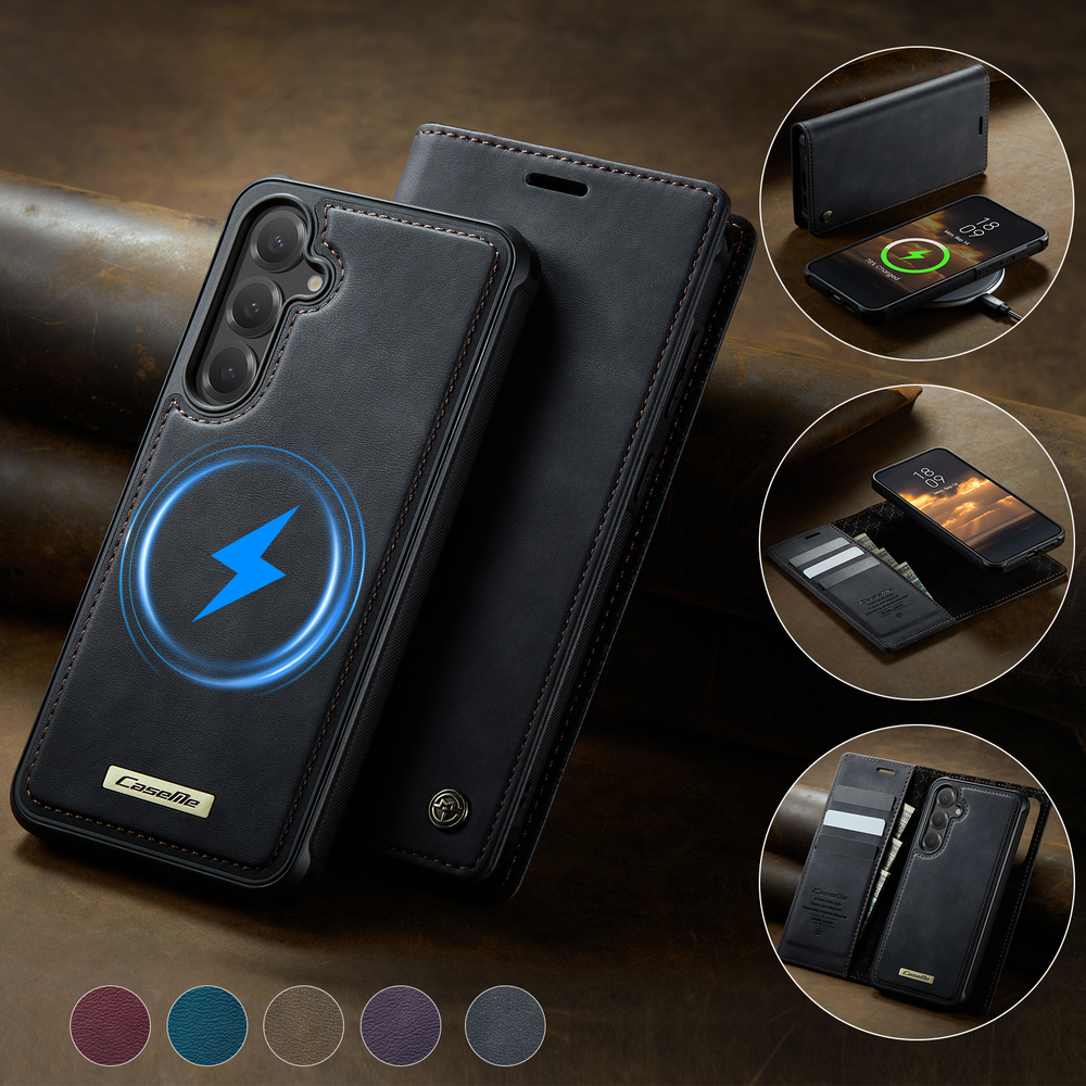 Чехол-кошелек CaseMe 2 in 1 MagSafe Samsung Galaxy S24