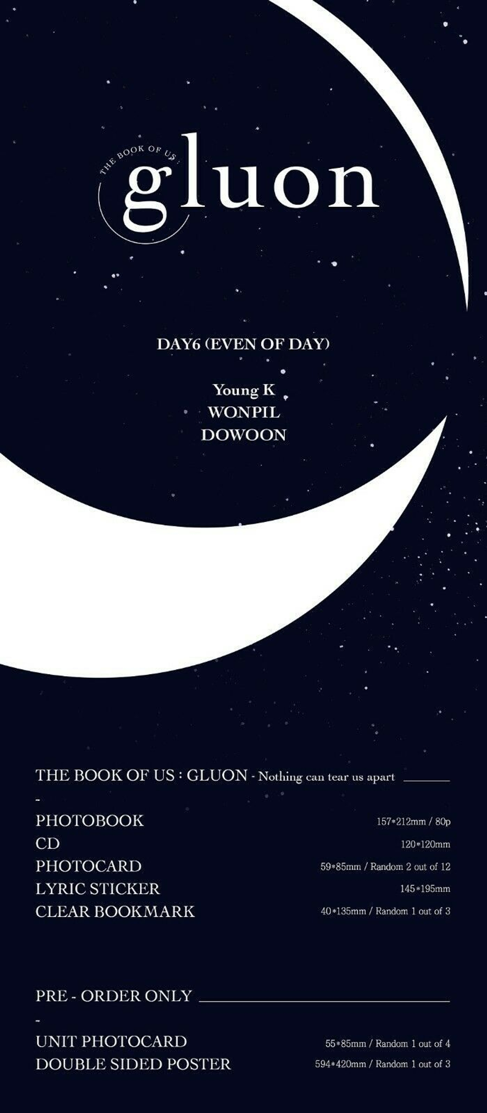 Альбом DAY6 EVEN OF DAY - The Book of Us : Gluon
