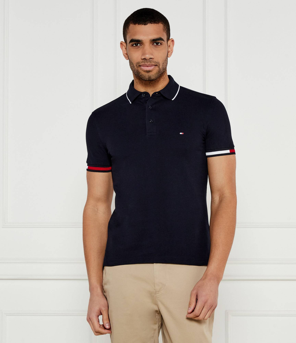 Поло Tommy Hilfiger - темно-синий(MW0MW38458)