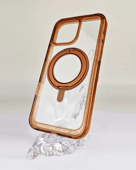 Чехол Anker MagGo Magnetic Case with Stand для Apple IPhone 16 Pro Бронзовый (Light Brown)