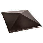 Колпак на столб забора King Klinker, Ониксовый черный (17) Onyx black, 445x585x106