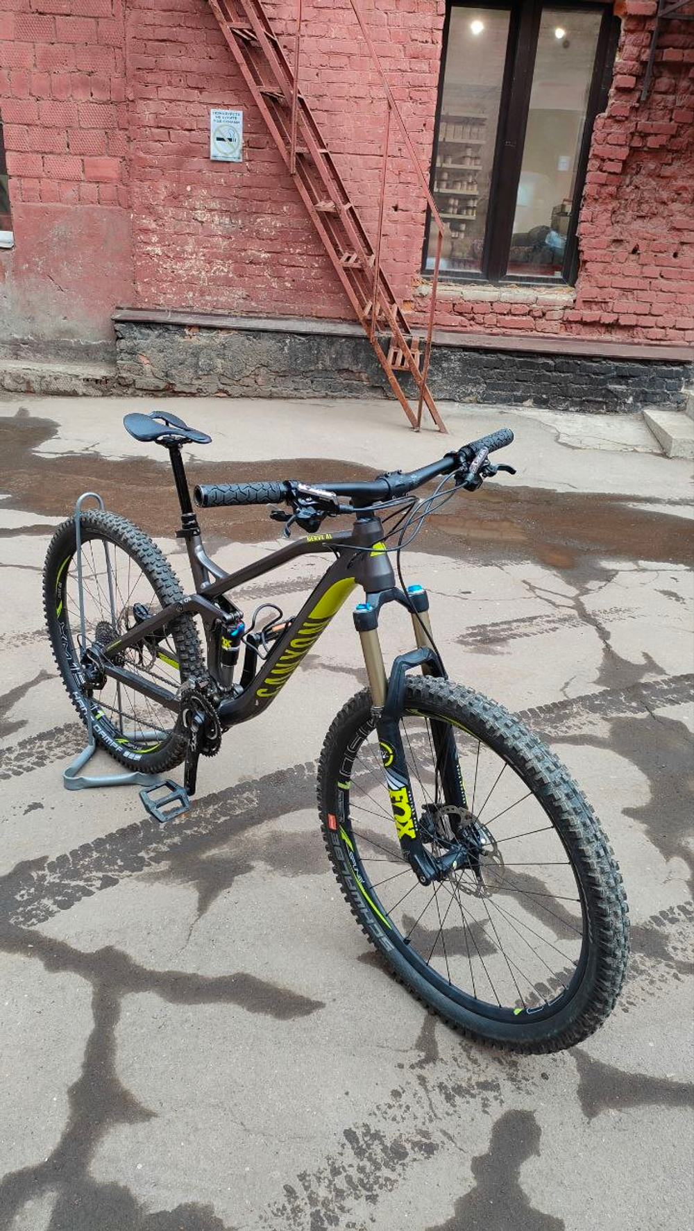 Велосипед горный подвес Canyon Nerve AL 120  бу размер 17"