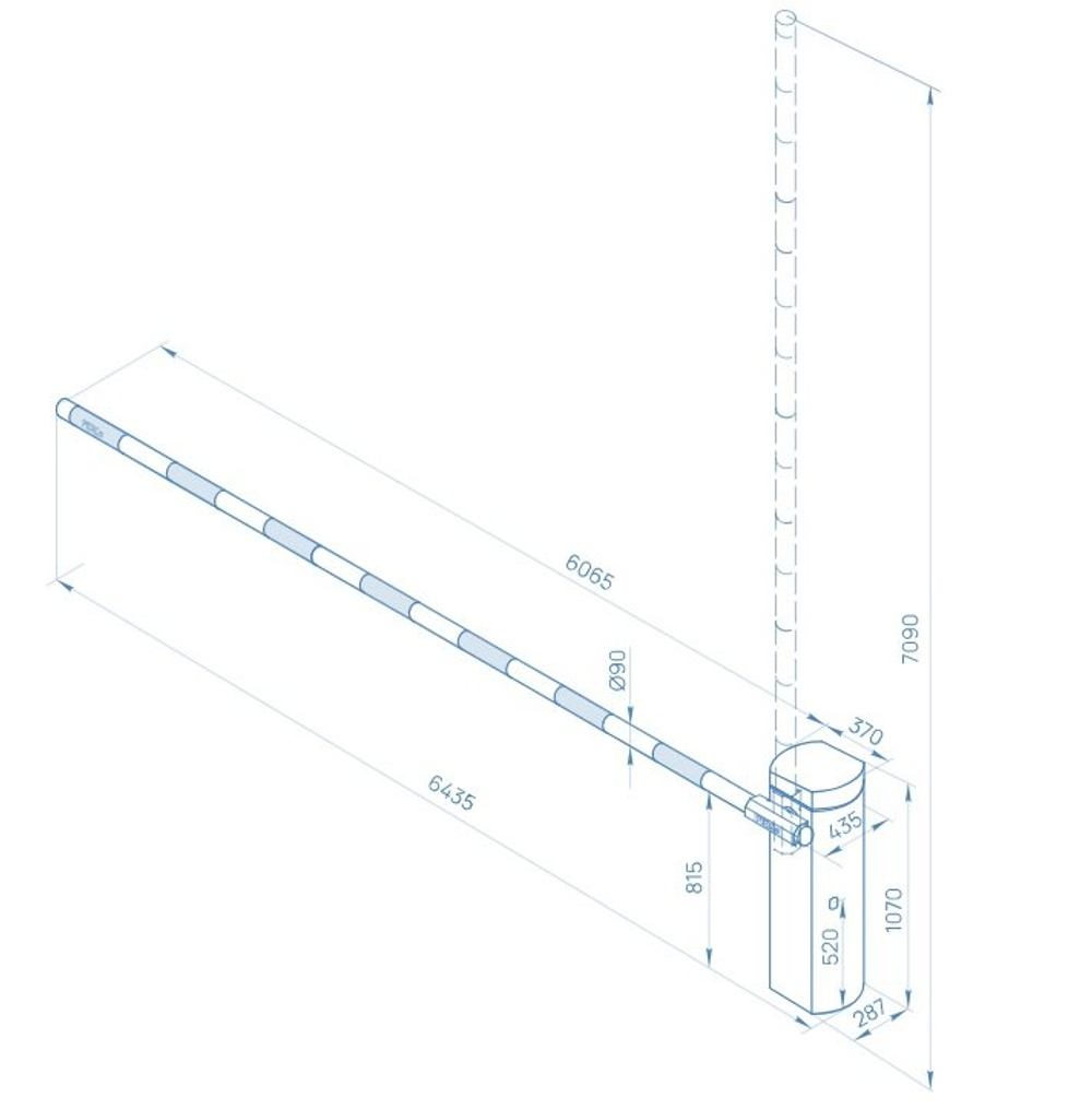 PERCo-GS06.1 PERCo Тумба автоматического шлагбаума