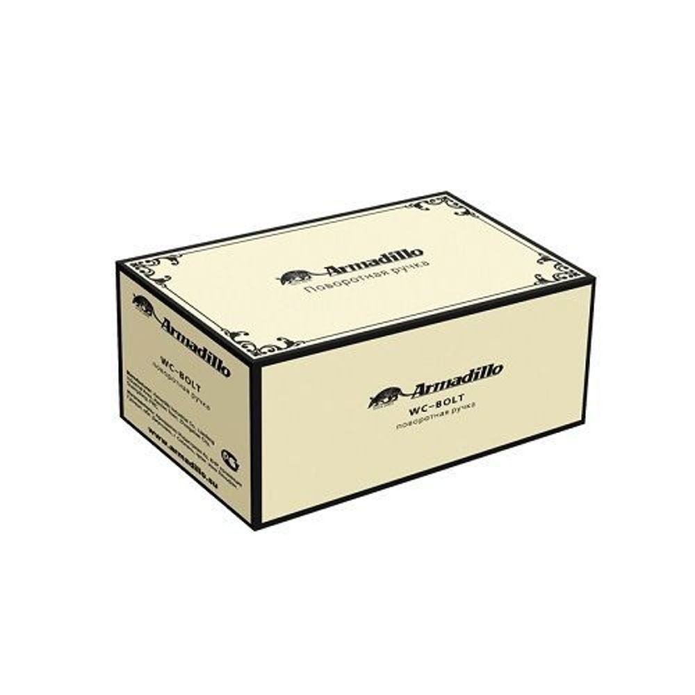 Ручка поворотная ARMADILLO WC-BOLT BK6/CL SILVER-925 серебро 925 /32971/