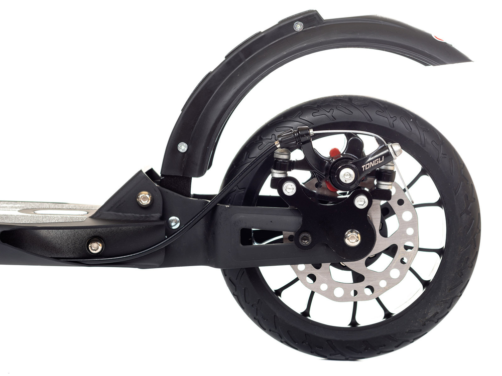 Самокат Urban Scooter Original tm Disc Black, (2024), с дисковым тормозом, складной, городской, двухколесный.