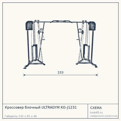 Кроссовер блочный ULTRAGYM KG-J1231 — от 256 000 ₽