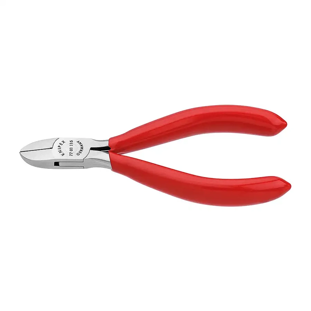Кусачки боковые для электроники 115 мм Knipex 77 01 115 SB