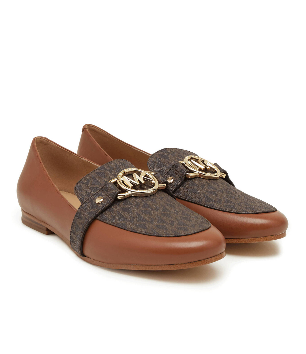 Кожаные мокасины. Michael Kors - коричневый(40F2ROFP1L)
