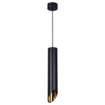 16007-0.9-001LD 300mm GU10 BK+GD светильник точечный Reluce Technical, GU10х1