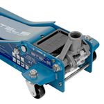 Домкрат гидравлический подкатной, быстр.подъем, 3т LOW PROFILE QUICK LIFT, 75-515 мм, проф Stels