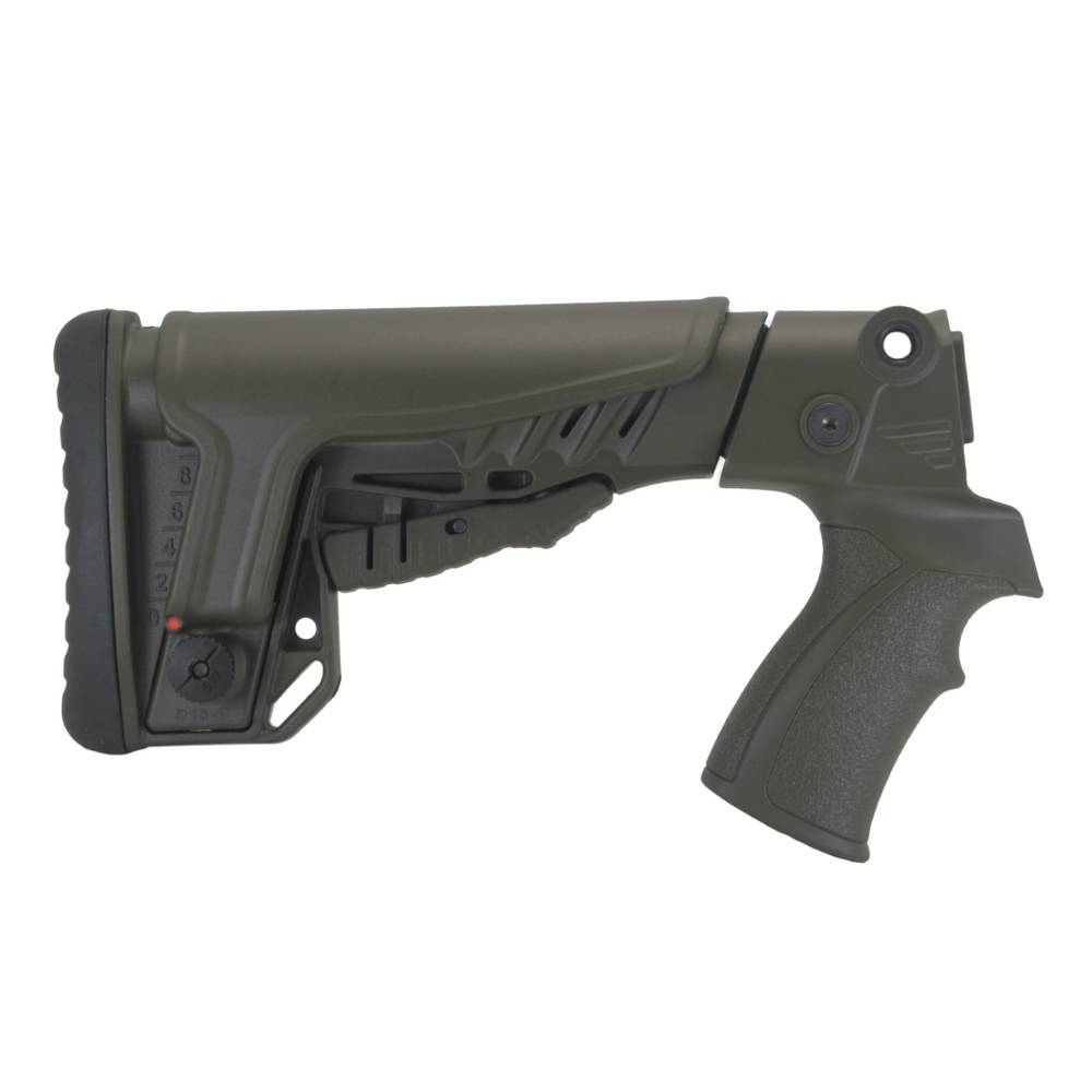 Приклад телескопический со щекой на Бекас 12, 16, DLG Tactical, черный