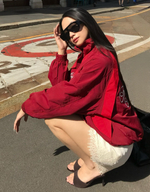 Женская легкая куртка с вышивкой - BERSHKA