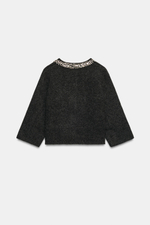 КАРДИГАН С БУСИНАМИ — ZARA