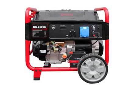 Генератор бензиновый KOMAN KG-7500E - [7 кВт / 220V]