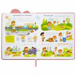 Дневник 1-4 класс 48 л., кожзам (твердая с поролоном), фигурный край, ЮНЛАНДИЯ, "Котик", 106934