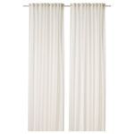 Комплект штор IKEA DYTAG (ДЮТОГ), Белый, 145x250 см, 2 шт