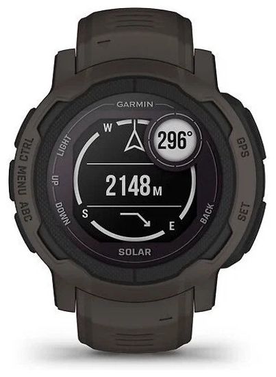 Умные часы Garmin Instinct 2 Solar Graphite (010-02627-00)