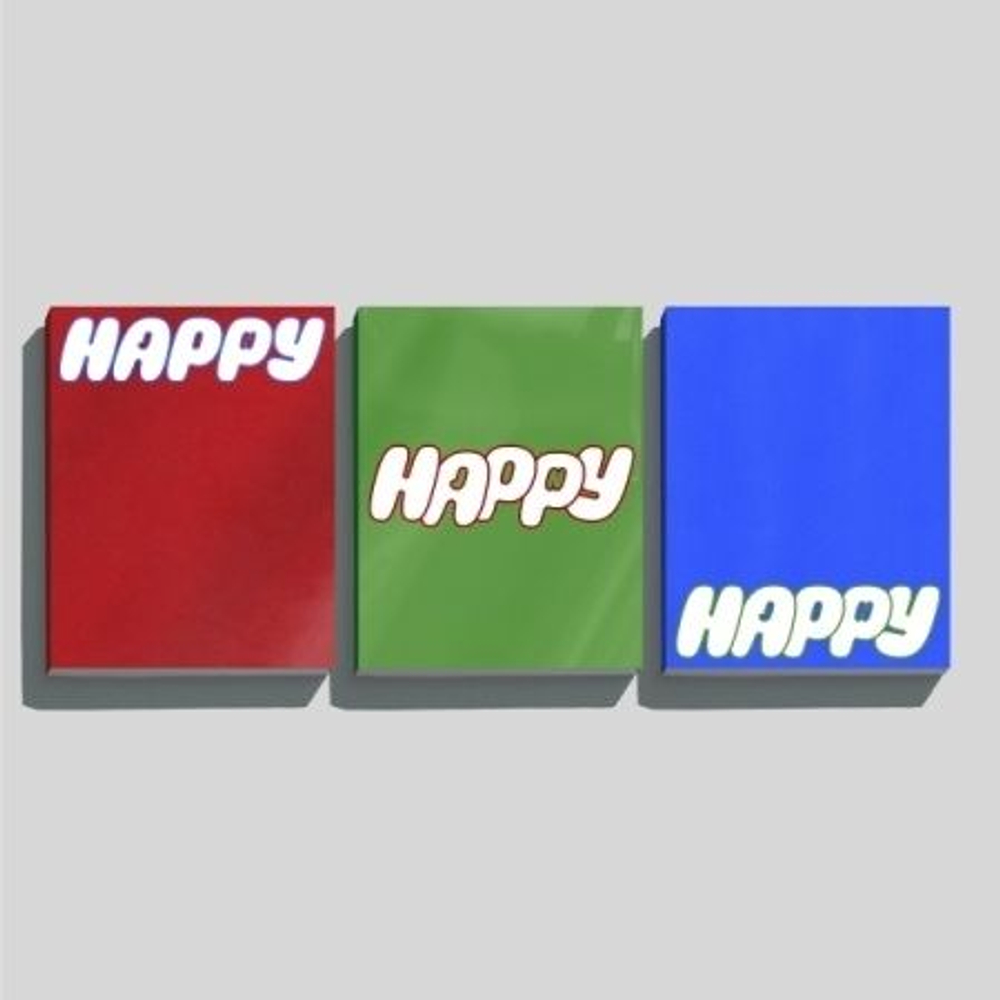 Альбом JIN (BTS) - HAPPY Solo Album 3 Version SET