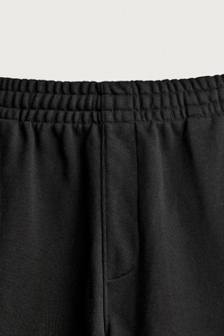 ZARA БРЮКИ-ДЖОГГЕРЫ RELAXED FIT, ЧЕРНЫЙ