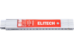 Метр складной пластиковый Elitech 200см 330201