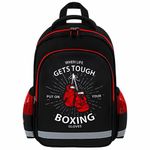 Рюкзак ПИФАГОР SCHOOL, 1 отделение, 3 кармана, "Boxing", 38x28х14 см, 272077
