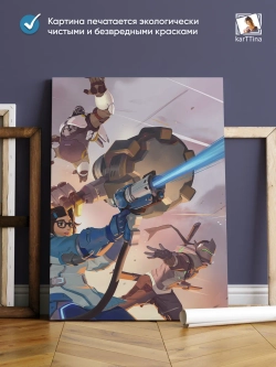 Модульная картина "Overwatch" 150х70см