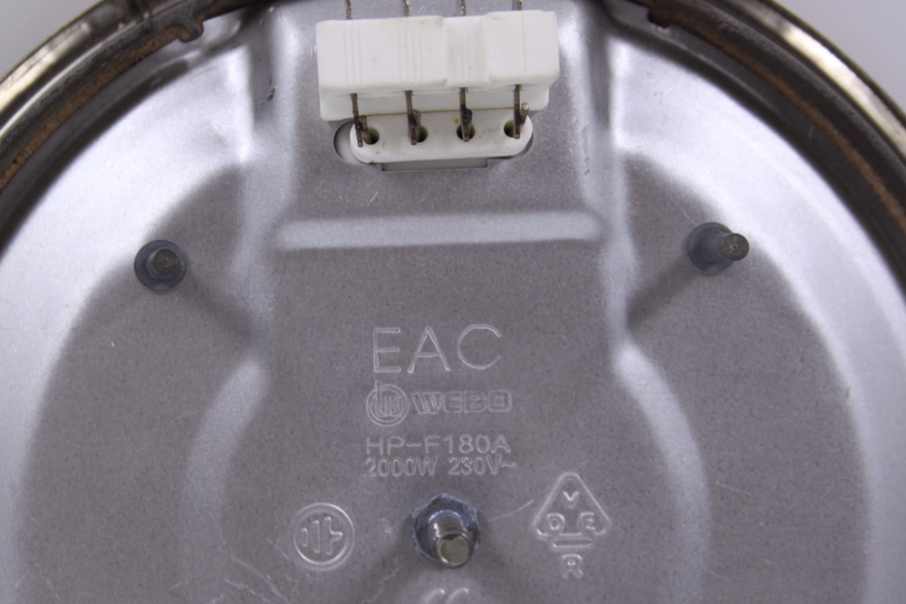 Конфорка чугунная HP-F180A d=180, 2000W, 230V электрической плиты Gefest