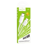 Кабель USB Type-C - USB Type-C HOCO X82 PD60W (черный) 1м (силиконовый)