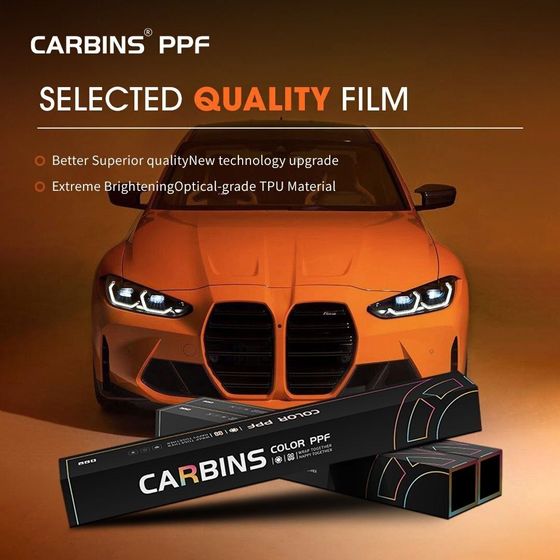 Carbins Color PPF Glaze Blue GP 09 синяя цветная полиуретановая защитная антигравийная пленка