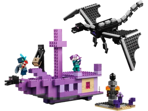 Конструктор LEGO Minecraft 21264 Дракон и корабль Эндера