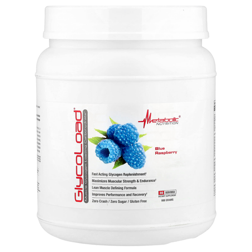 Metabolic Nutrition, GlycoLoad, Голубая малина`` 600 г
