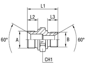 Соединение P BSP 3/8 - 18х1.5