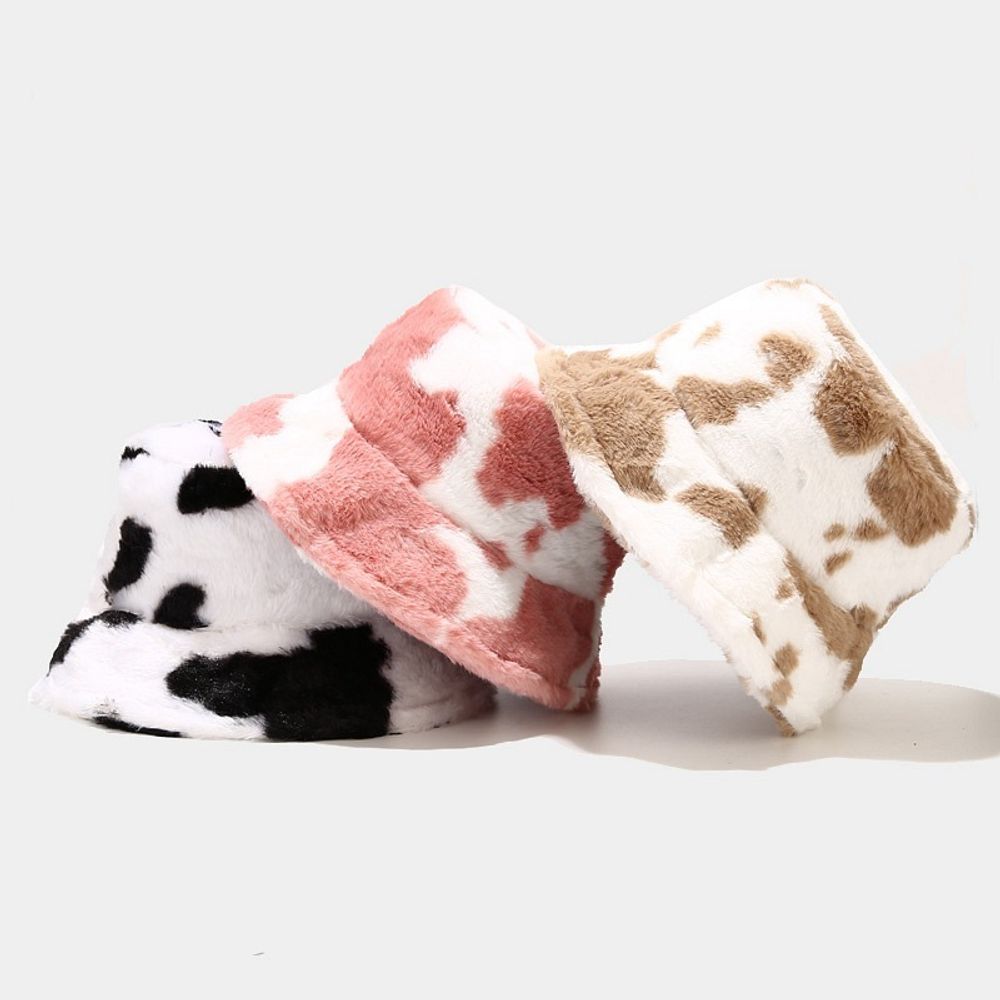 Плюшевая панама "Cow Print"