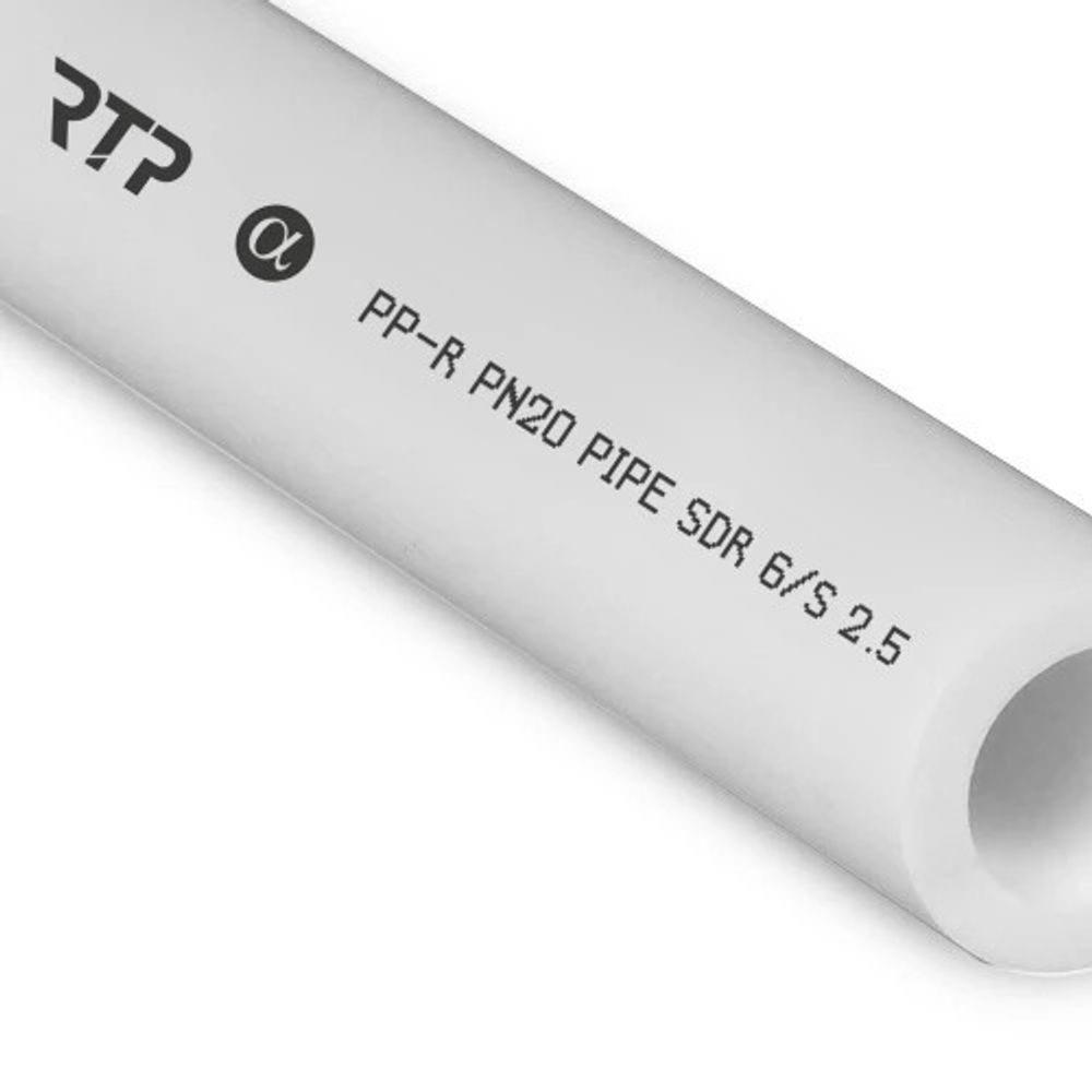Труба PPR 20х3,4, PN20 4м белый, РТП (10301) НЕГАБАРИТ Труба PPR 20х3,4, PN20 4м белый, РТП (10301) НЕГАБАРИТ