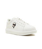 Кожаные кроссовки kapri karl nft lo lace Karl Lagerfeld - экрю(KL52530N)