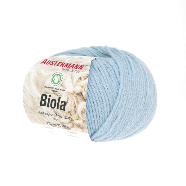 Пряжа Austermann (Аустерманн) Biola / уп.10 мот. по 50 г, 112 м, 12020