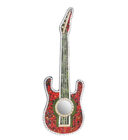 Decor and Gift 38-002-02 Панно «Гитара» ср. (мозаика, о.Бали)