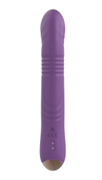 Силиконовый вибратор с возвратно-поступательной стимуляцией SW24126-purple