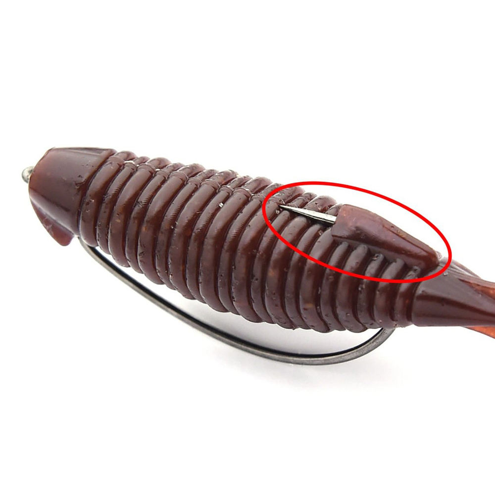 Приманка силиконовая Keitech Flapper Grub 4", 6,4г, цвет #008 Scuppernong