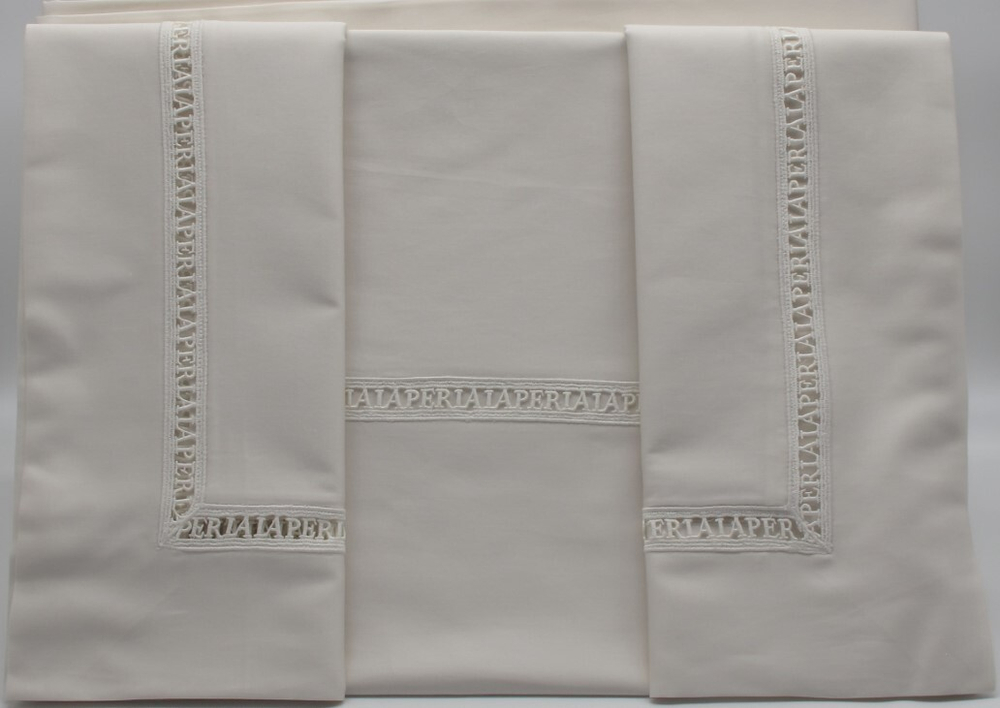 Постельное белье 2 спальное евро La Perla La Perla A bianco белое