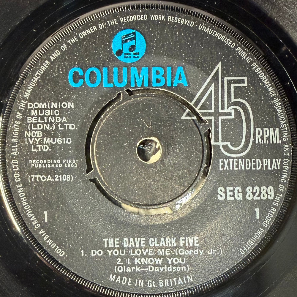 The Dave Clark Five ‎– The Dave Clark Five (Англия 1964г.) 7"