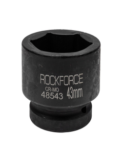 Головка ударная 1'', 43мм (6гр.) RockForce RF-48543