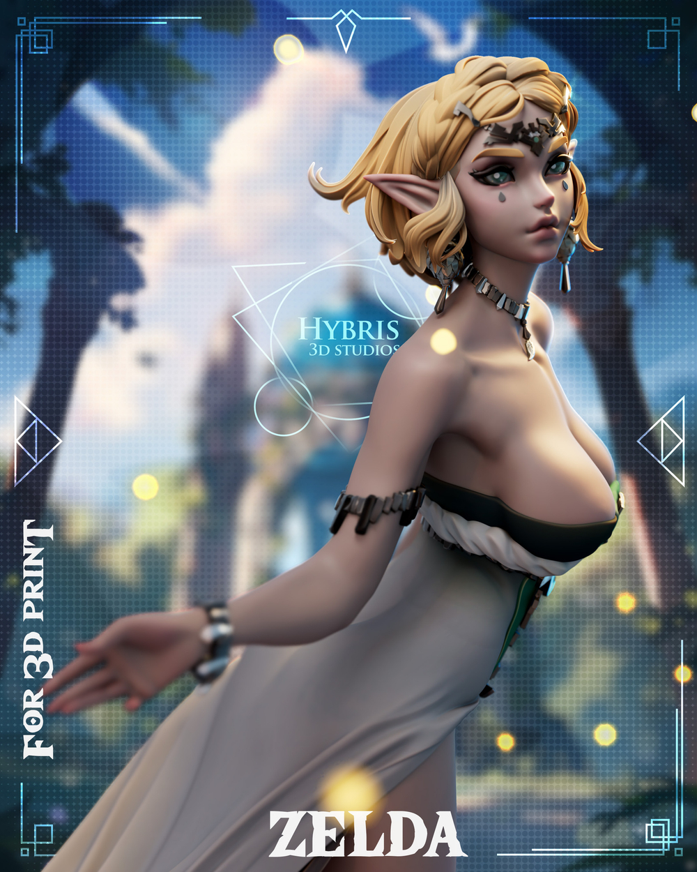 Принцесса Зельда Легенда о зельде Фигурка Princess Zelda The Legend of Zelda Tears Of The Kingdom