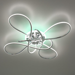 Citilux Джемини CL229B141E LED RGB Люстра с пультом Хром