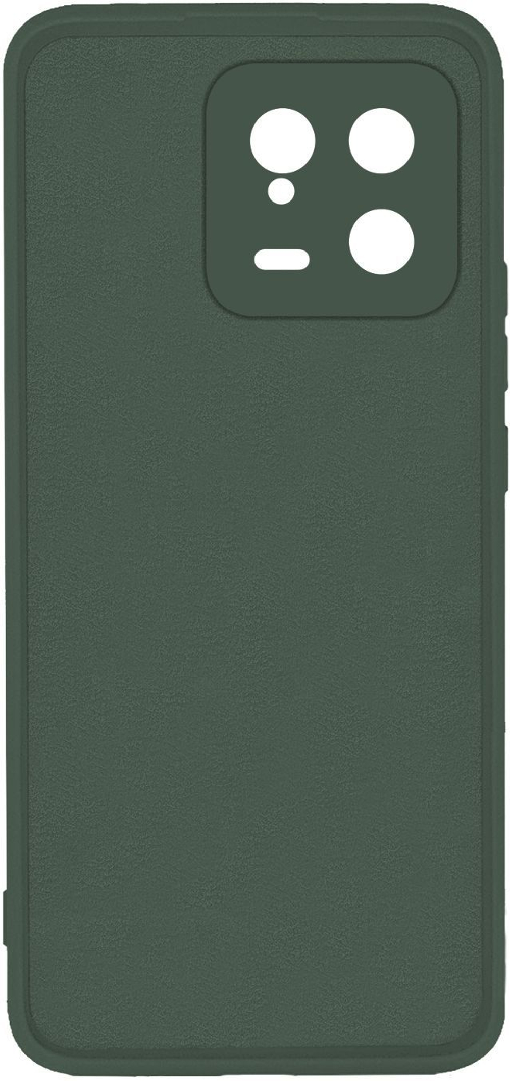 Мягкий Soft Touch чехол из силикона для XIAOMI 13 (не PRO!) с бархатной подкладкой