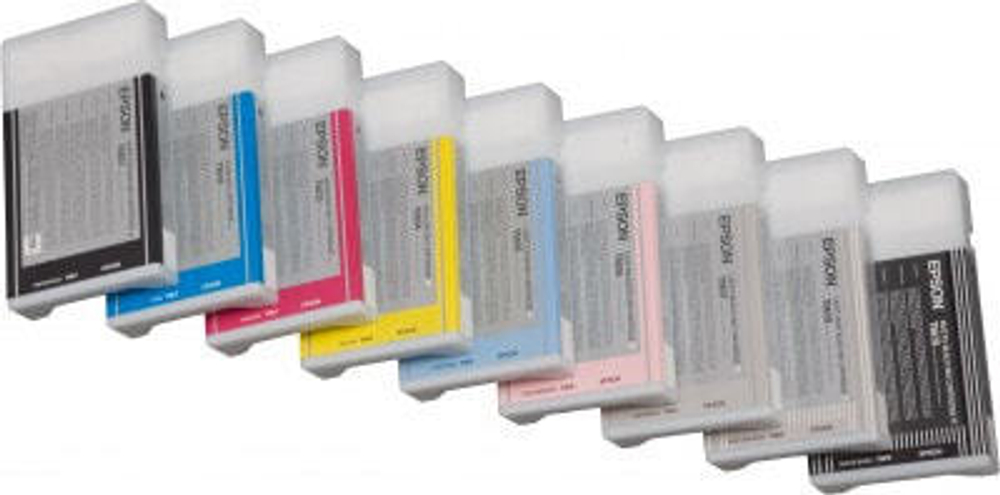 Epson Stylus Pro 7800/9800 Ink Cartridge (220ml) Light Light Black Подлинный Черный 1 шт C13T563900