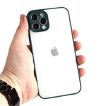 Чехол для iPhone 12 Pro, прозрачный, матовый, 0,5 мм, 012507 Черный