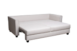Диван Garda Decor Марко (Marco) трехмест. раскл., светло-серый Koza2601-ECRU+Nev21 225*102*92 см
