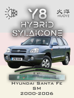Щетки стеклоочистителя HUOYE Y8 550/500 мм на Hyundai SantaFe | Hook/J-Hook