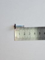 4,2х19 RAL8017 Саморез с прессшайбой СВЕРЛО коричневый (500 шт)